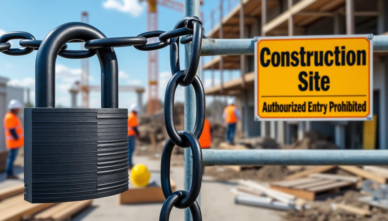 découvrez les 5 erreurs courantes à éviter lors de l'achat d'un cadenas pour chantier sécurisé et assurez la protection optimale de vos équipements et de votre site.