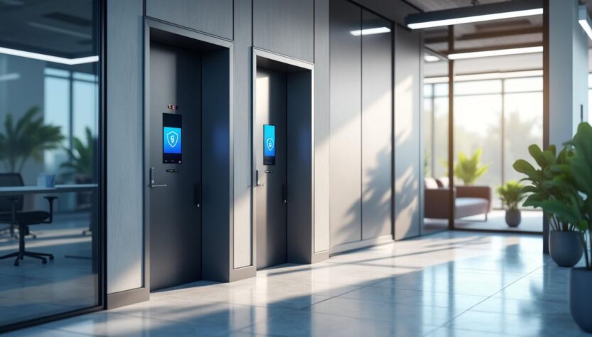 découvrez les avantages du verrouillage automatique à badge dans les bureaux partagés pour une sécurité renforcée, un accès simplifié et une gestion optimale des espaces de travail.