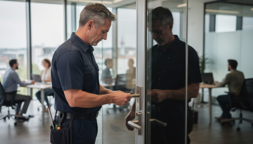 découvrez comment un service de serrurerie professionnel pour entreprises améliore la sécurité de vos locaux et vous offre une tranquillité d'esprit au travail.