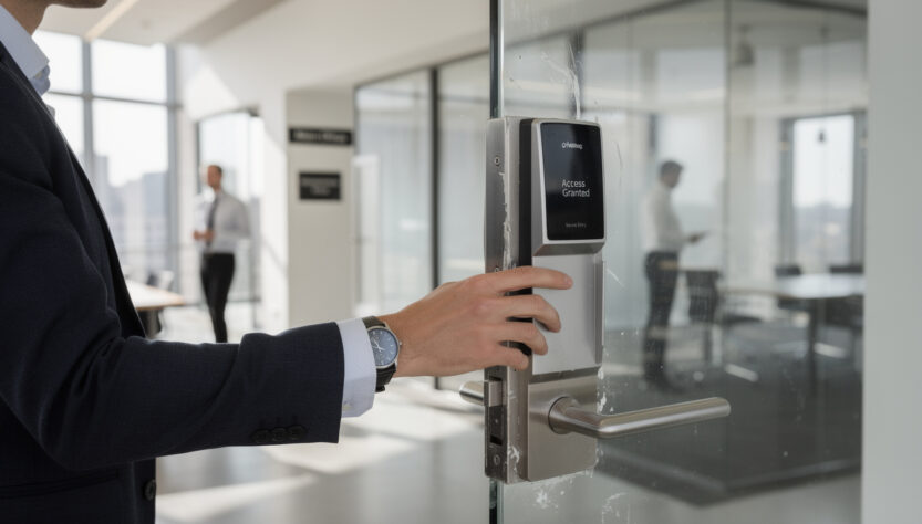 découvrez les avantages d'intégrer la serrure au contrôle d’accès dans vos locaux pour renforcer la sécurité, optimiser la gestion des accès et simplifier le contrôle des entrées.