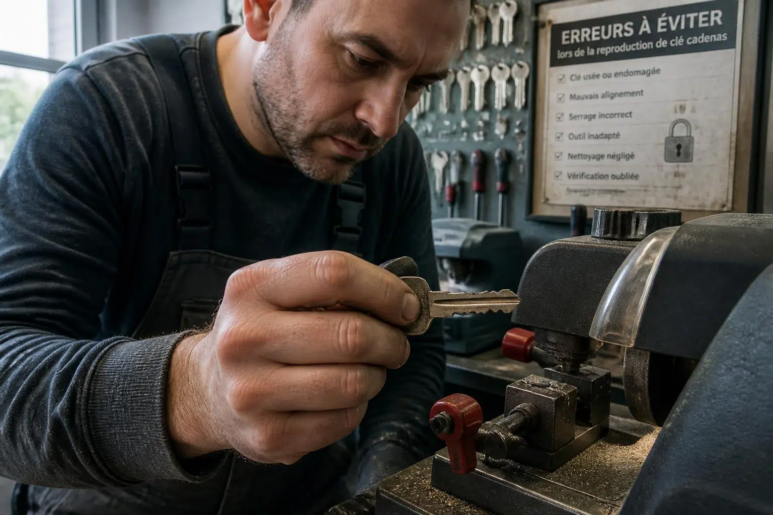 découvrez les erreurs courantes à éviter lors de la reproduction de clés pour cadenas afin d'assurer une copie fiable et sécurisée.