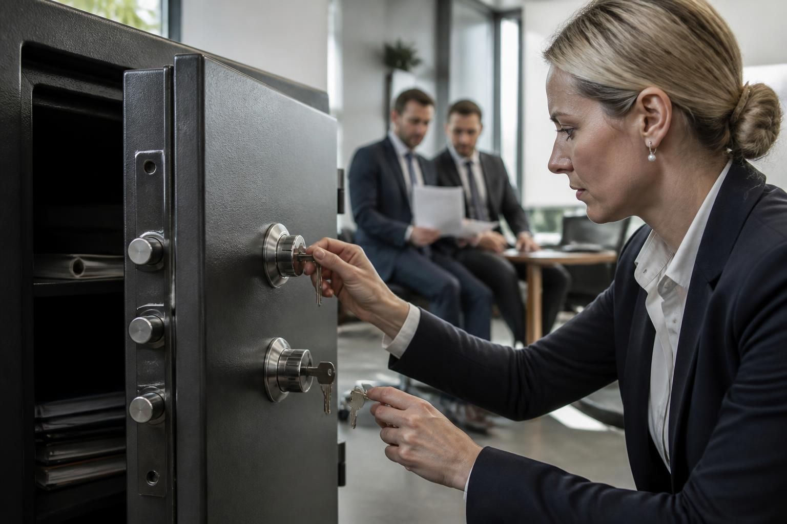 découvrez les avantages d'un coffre-fort à clé double panneton pour sécuriser efficacement les biens précieux de votre entreprise grâce à un système de double verrouillage fiable et sécurisé.