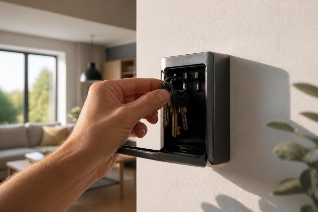 découvrez le mini coffre mural pour clés, l'accessoire tendance et essentiel des maisons connectées pour sécuriser et organiser vos clés en toute simplicité.
